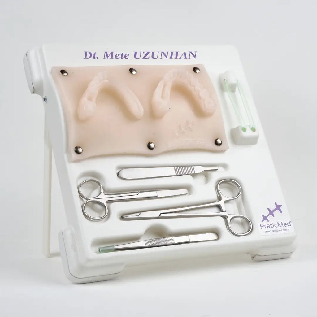 PraticMed Dental Suture and Flap Training Kit – Pro White UK 1001B_Neon