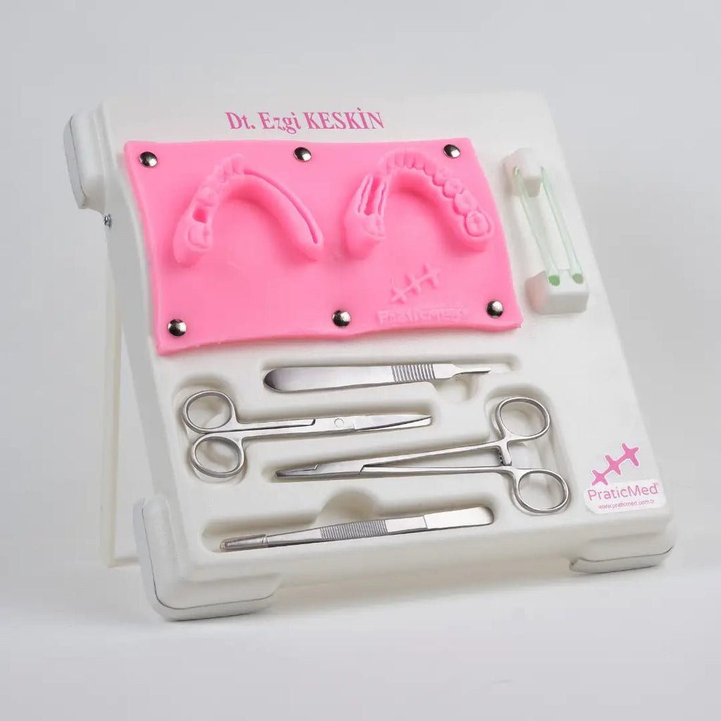 PraticMed Dental Suture and Flap Training Kit – Pro White UK 1001B_Pembe
