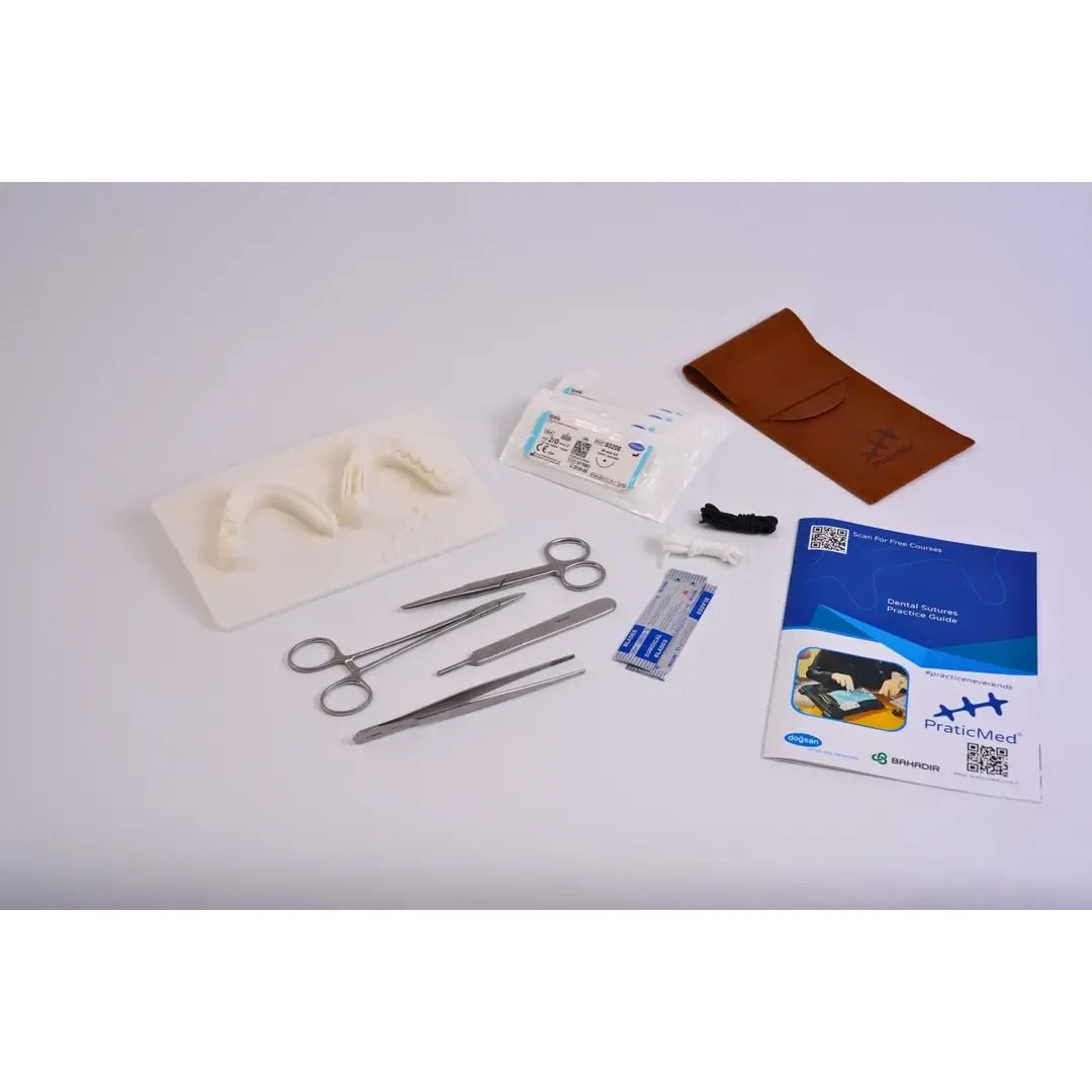 PraticMed Eco Dental Suture and Flap Closure Training Kit UK KMP1950beyaz