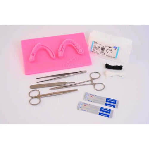 PraticMed Eco Dental Suture and Flap Closure Training Kit UK KMP1950pembe