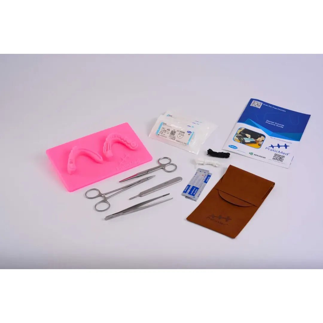 PraticMed Eco Dental Suture and Flap Closure Training Kit UK KMP1950pembe