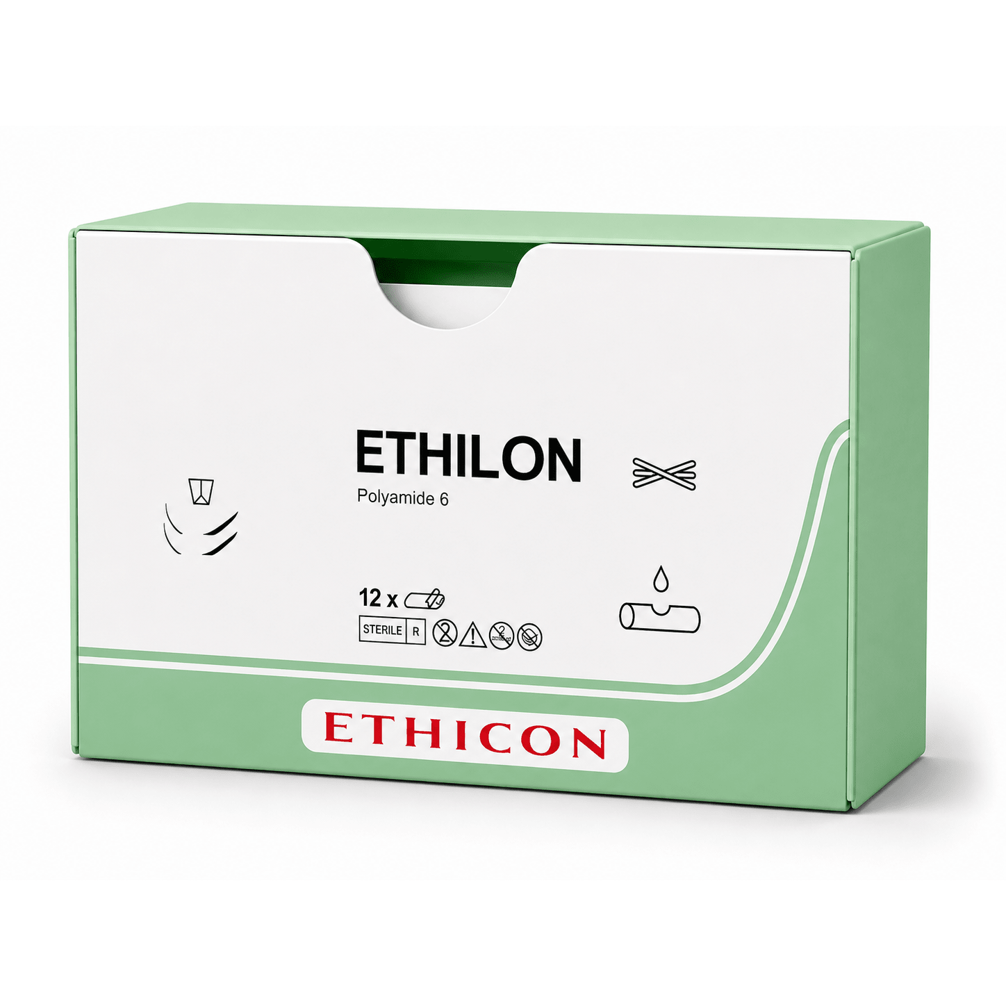 Ethicon Ethicon ETHILON Black Monofilament Non - Absorbable Surgical Suture W740G UK W740G