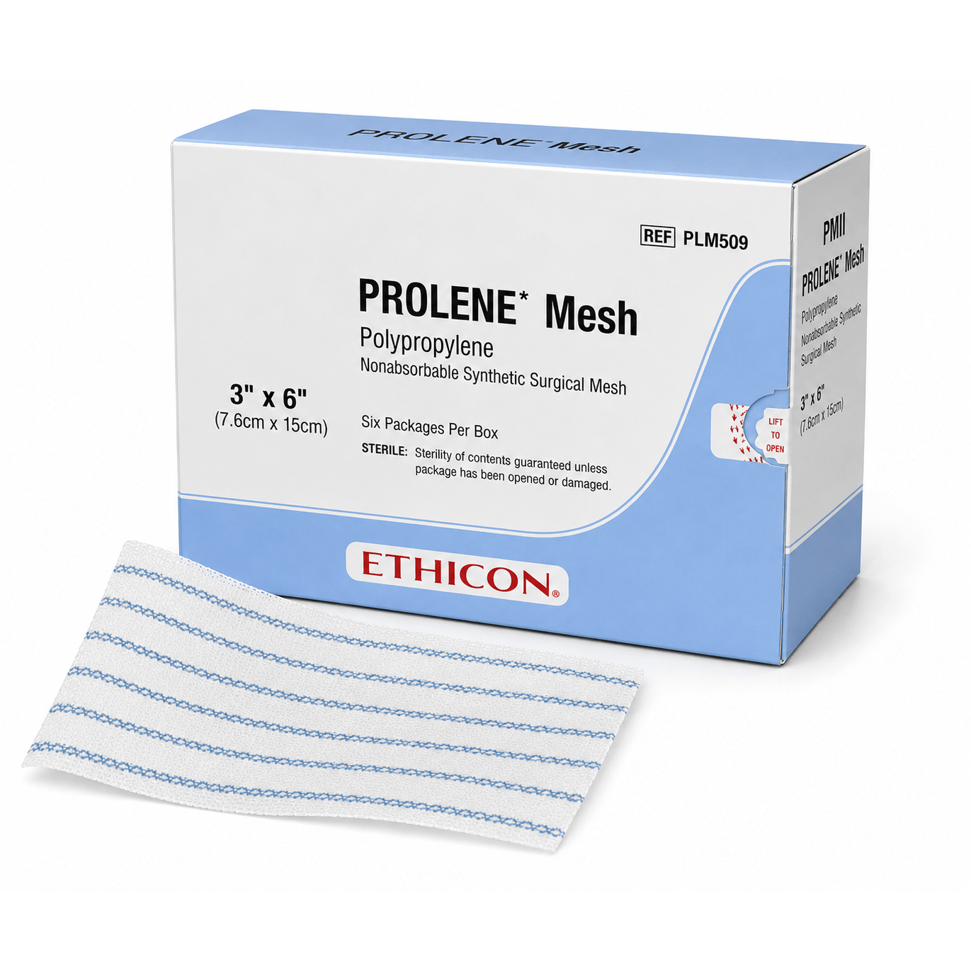 Ethicon Ethicon PROLENE Non - Absorbable Polypropylene Surgical Hernia Mesh PMSK3 UK PMSK3