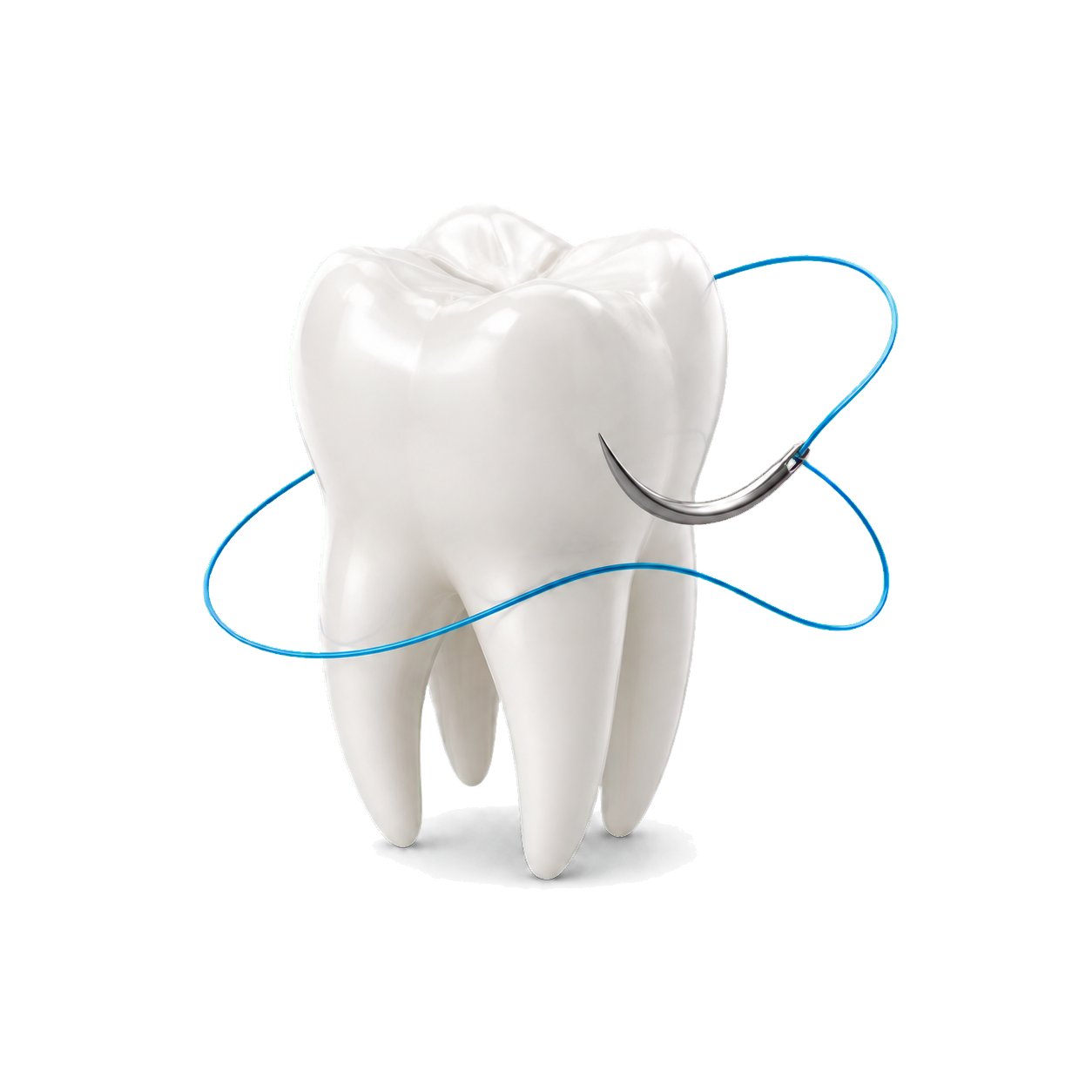 Non-absorbable dental sutures