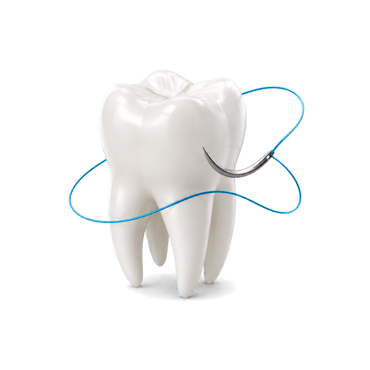 Non-absorbable dental sutures