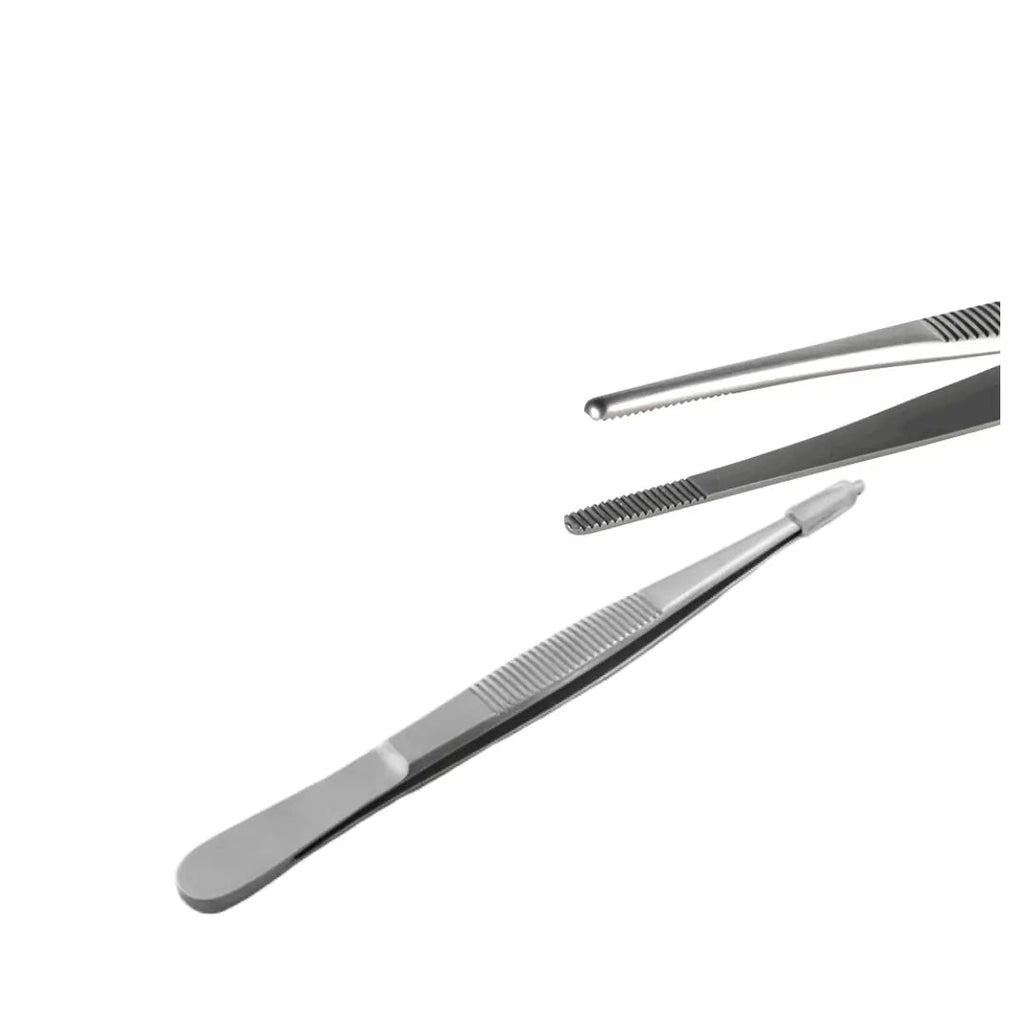 PraticMed Non-Toothed Dressing Forceps – PraticMed UK 5001CSETPENSET_DSIZ