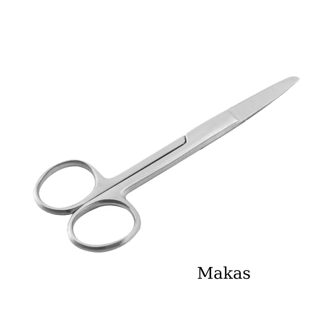 PraticMed Straight Surgical Suture Scissors – Sharp/Blunt UK 5001CSETMAKAS