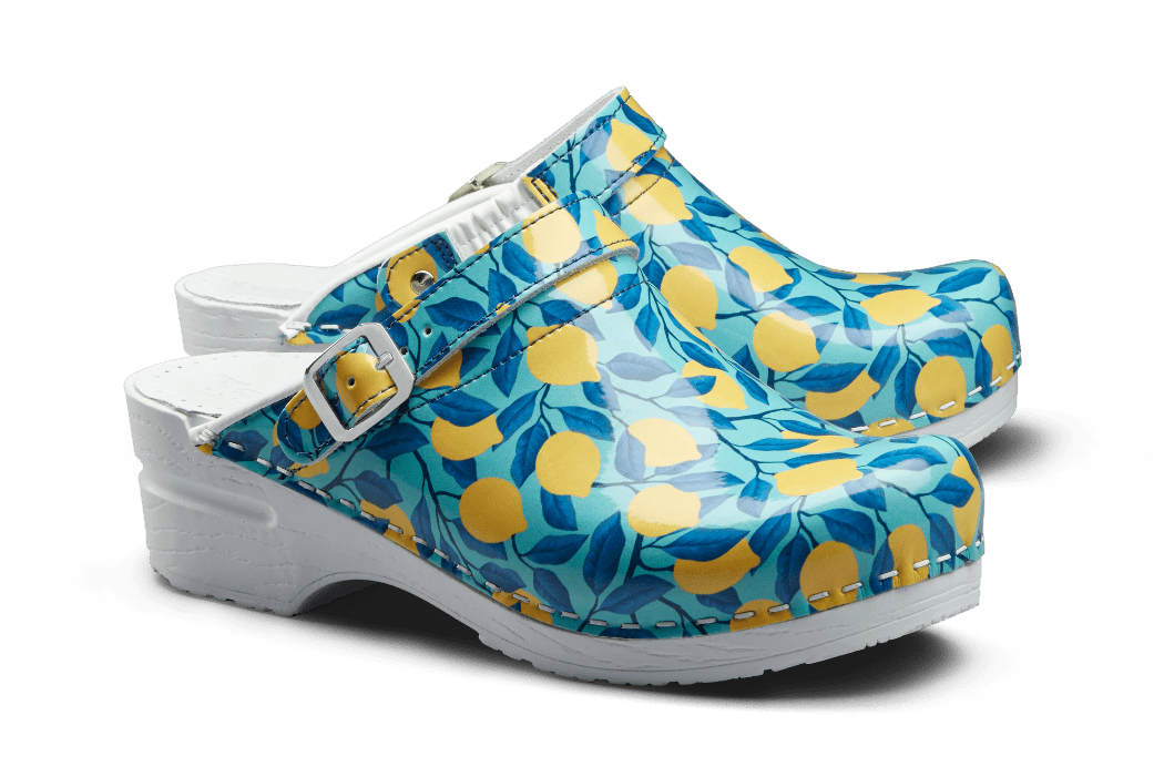 Toffeln Toffeln FlexiKlog Patterns Nursing Clogs UK 0724BSL03