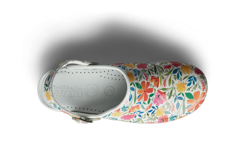 Toffeln Toffeln FlexiKlog Patterns Nursing Clogs UK 0724SF03