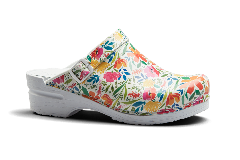Toffeln Toffeln FlexiKlog Patterns Nursing Clogs UK 0724SF03