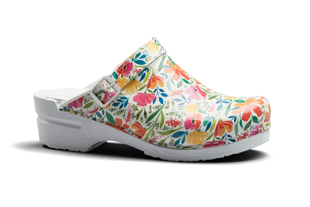 Toffeln Toffeln FlexiKlog Patterns Nursing Clogs UK 0724SF03