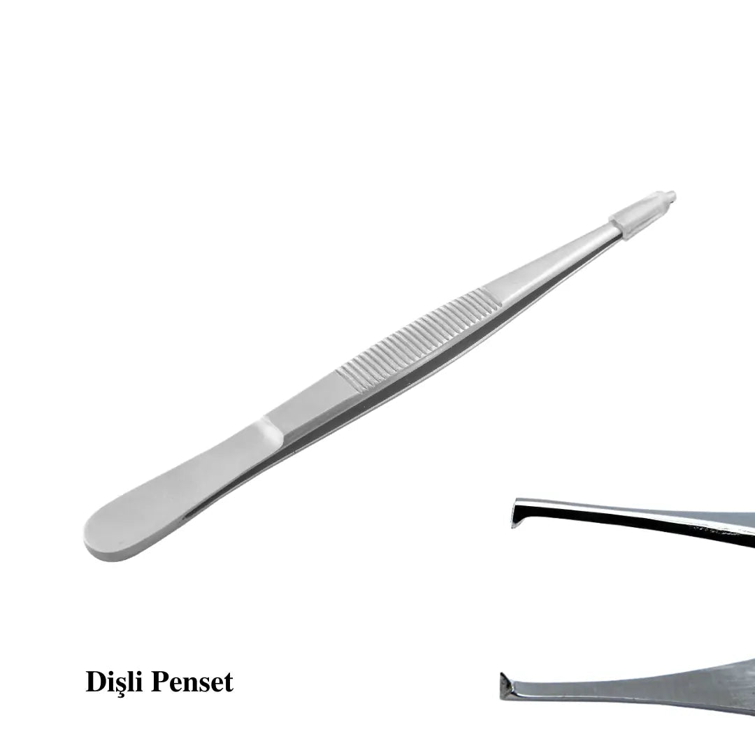 PraticMed Toothed Tissue Forceps – PraticMed UK 5001CSETPENSET_DLI